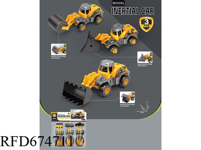 THREE INERTIAL ENGINEERING VEHICLES PER BAG