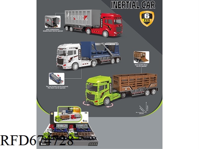 TRANSPORT INERTIAL VEHICLE (6PCS)