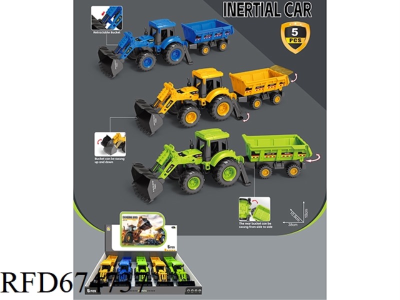 INERTIAL WHEEL ENGINEERING VEHICLE (5PCS)