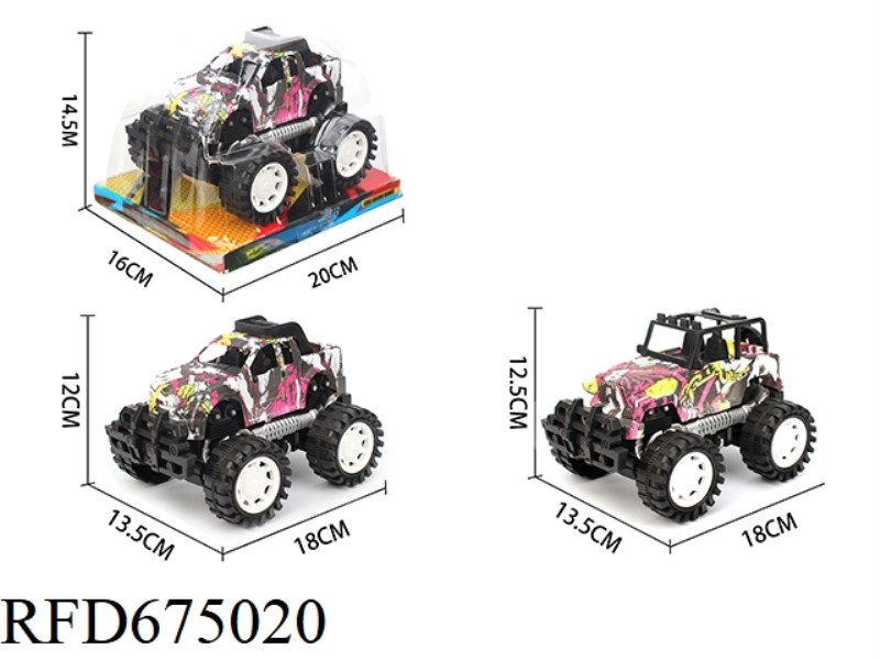 GRAFFITI OFF-ROAD INERTIAL VEHICLE