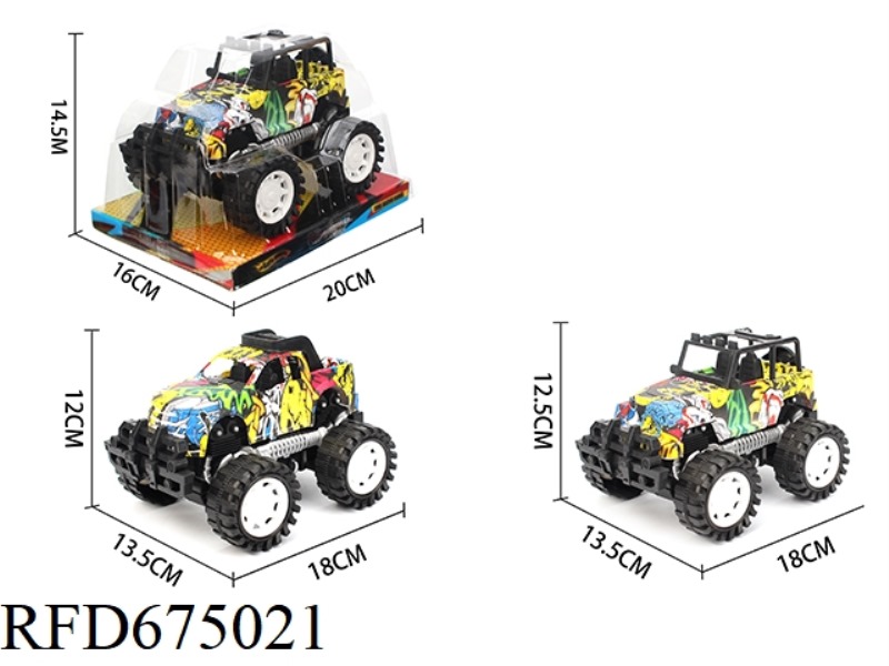 GRAFFITI OFF-ROAD INERTIAL VEHICLE