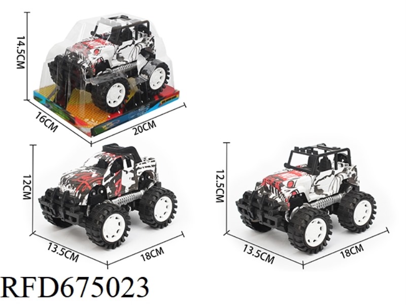 GRAFFITI OFF-ROAD INERTIAL VEHICLE