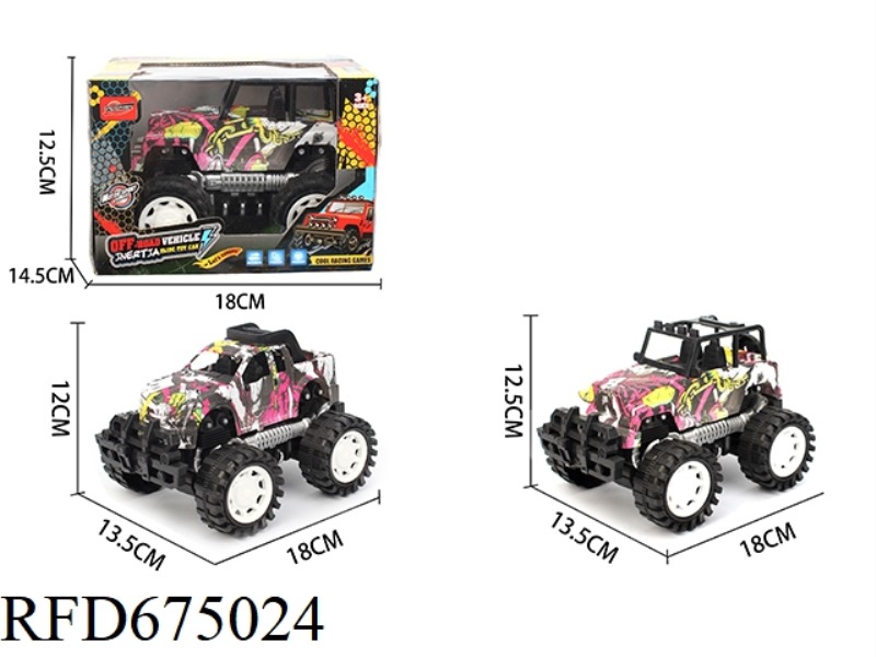 GRAFFITI OFF-ROAD INERTIAL VEHICLE