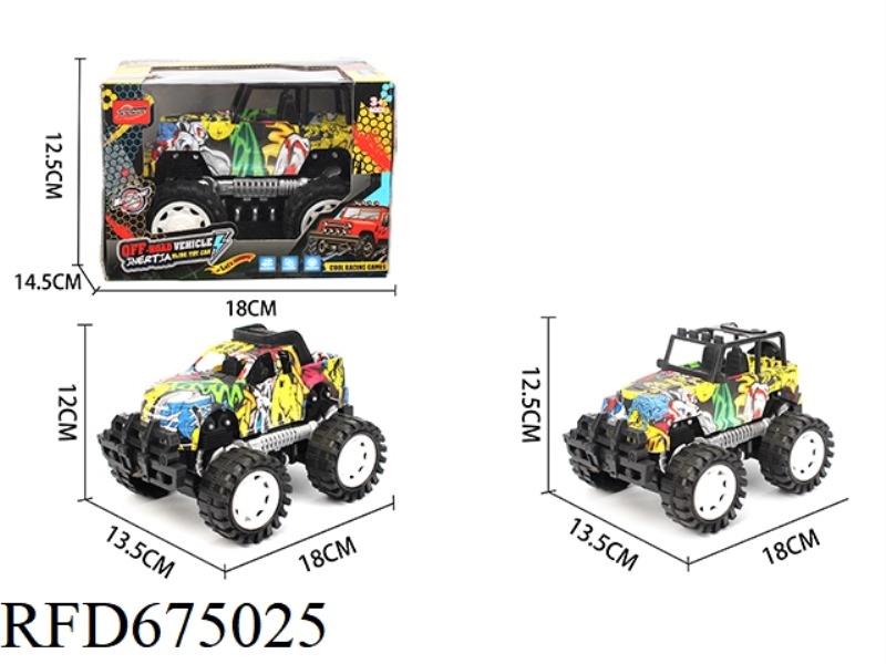 GRAFFITI OFF-ROAD INERTIAL VEHICLE