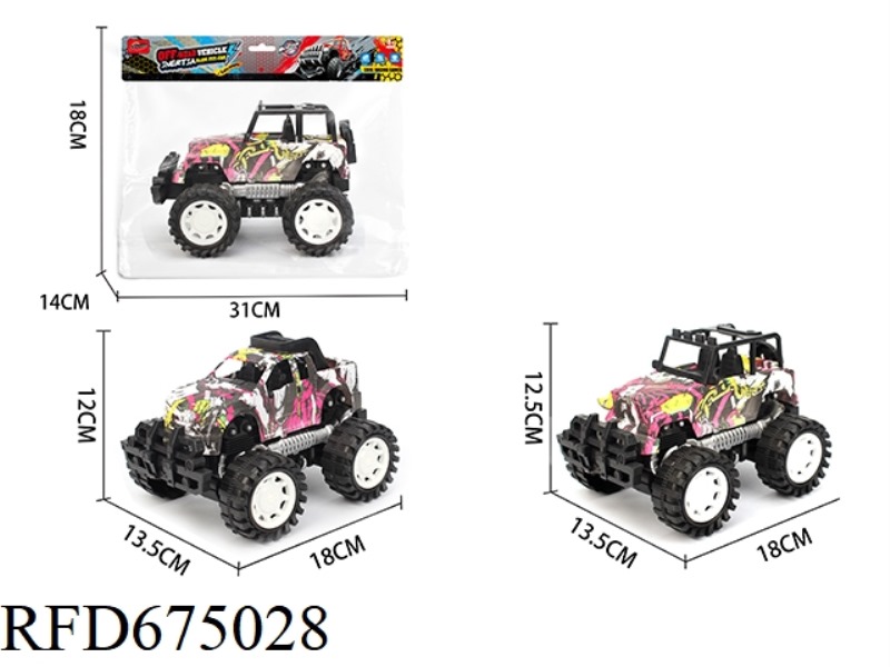 GRAFFITI OFF-ROAD INERTIAL VEHICLE