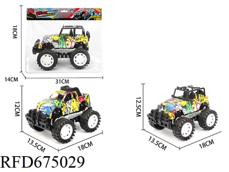 GRAFFITI OFF-ROAD INERTIAL VEHICLE