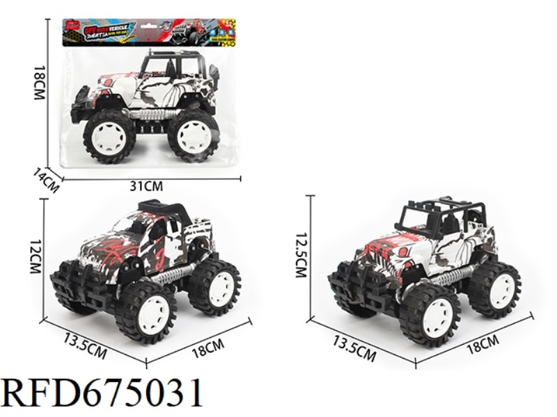 GRAFFITI OFF-ROAD INERTIAL VEHICLE