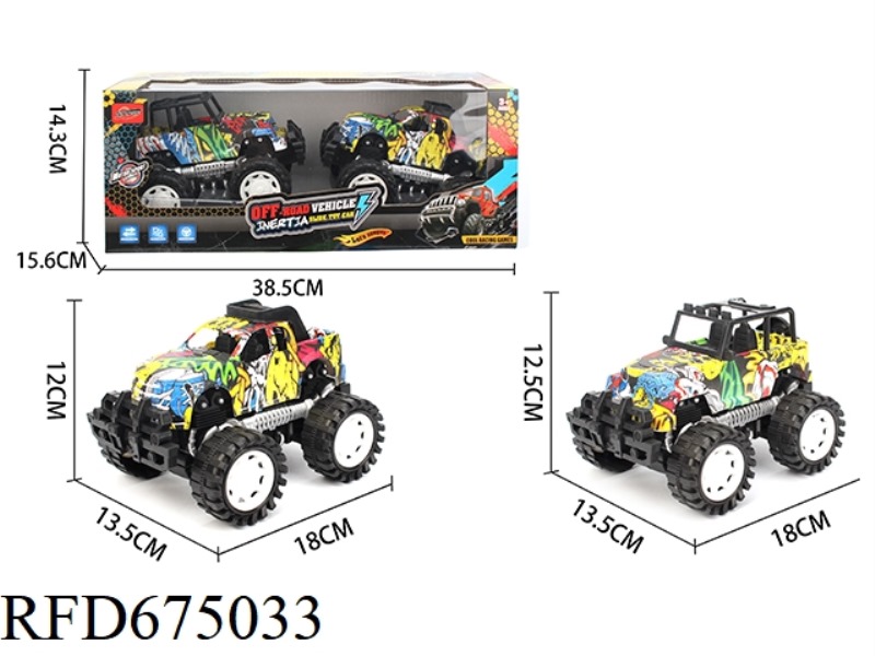 GRAFFITI OFF-ROAD INERTIAL VEHICLE