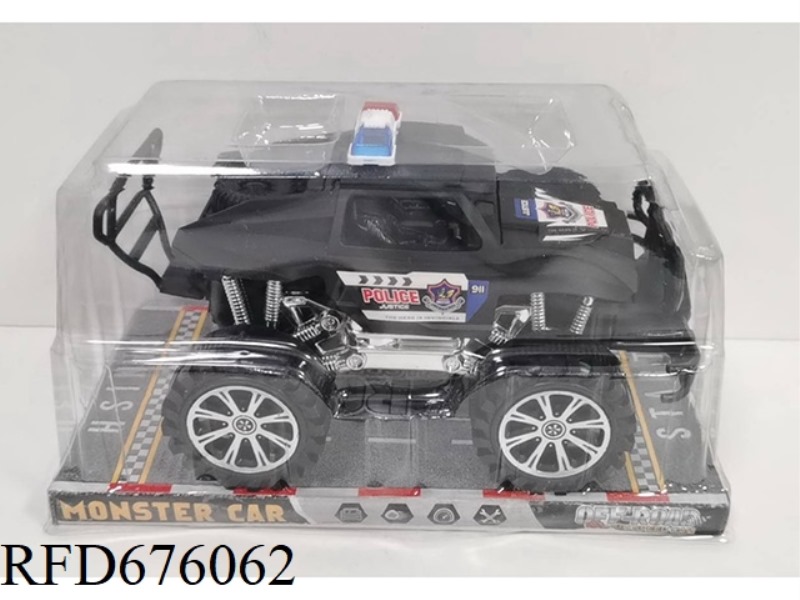 INERTIAL OFF-ROAD POLICE CAR (3-COLOR MIXED) GCC