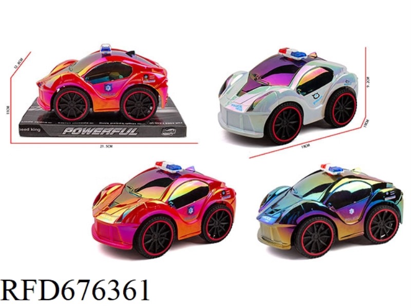 Q-VERSION 1:20 FERRARI INERTIAL POLICE CAR