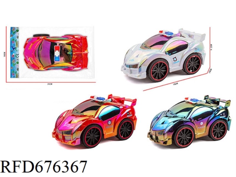 Q-VERSION 1:20 LAMBORGHINI INERTIAL POLICE CAR