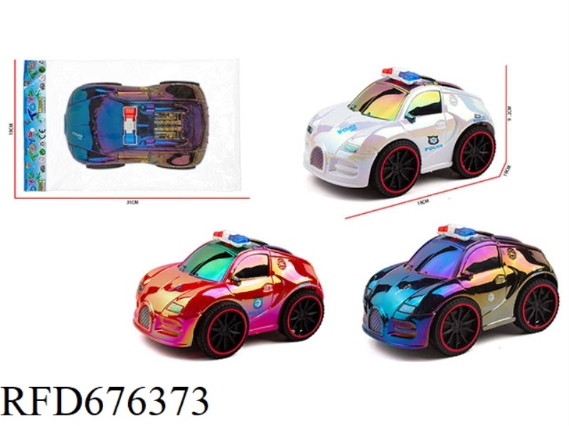 Q-VERSION 1:20 BUGATTI INERTIAL POLICE CAR