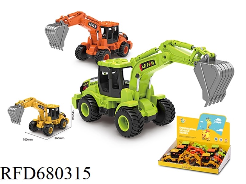 INERTIAL EARTHMOVING ENGINEERING VEHICLES /6 PIECES