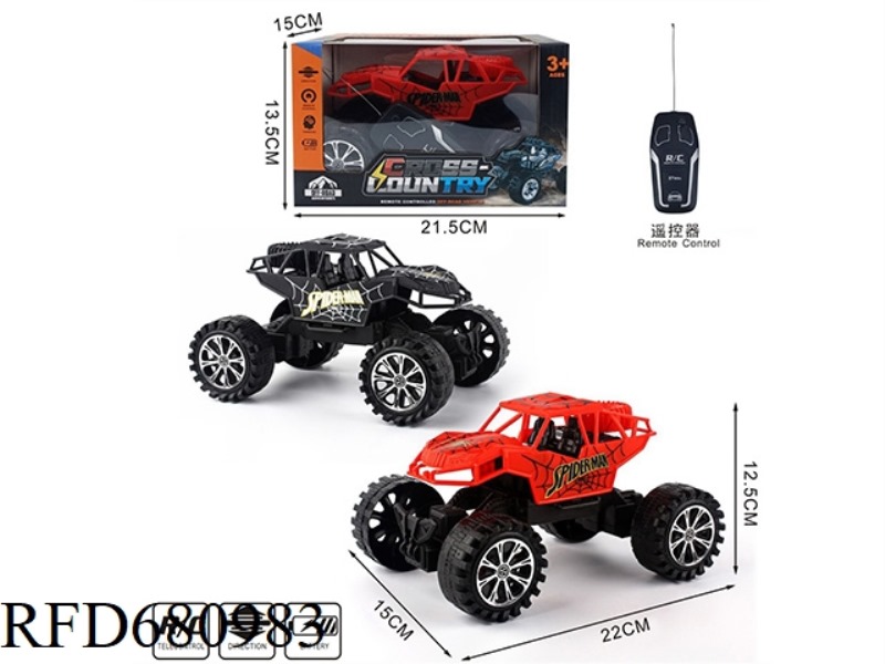 TWO PASSES OF SPIDER-MAN CLIMBING CAR (TWO-COLOR MIXED)