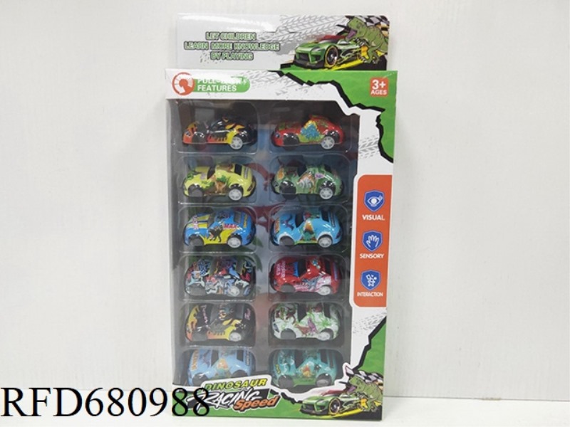 PULLBACK DINOSAUR CAR
