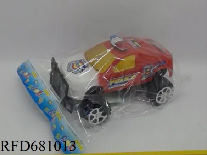 INERTIAL SOLID COLOR OFF-ROAD POLICE CAR