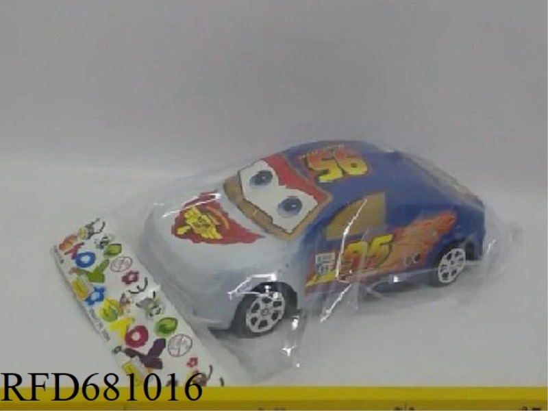 INERTIAL REAL-COLOR RACING CAR