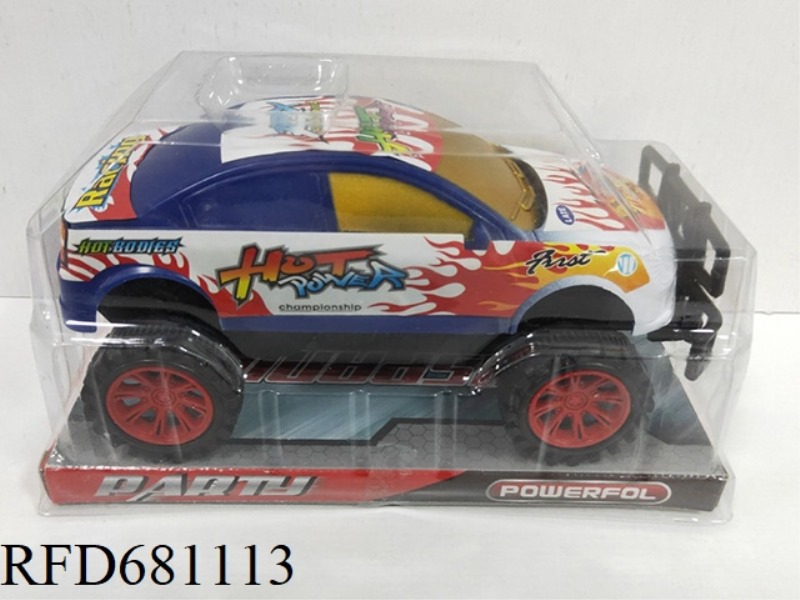 SOLID COLOR INERTIA VEHICLE (GREEN/BLUE/YELLOW 3 COLORS MIXED)(GCC)