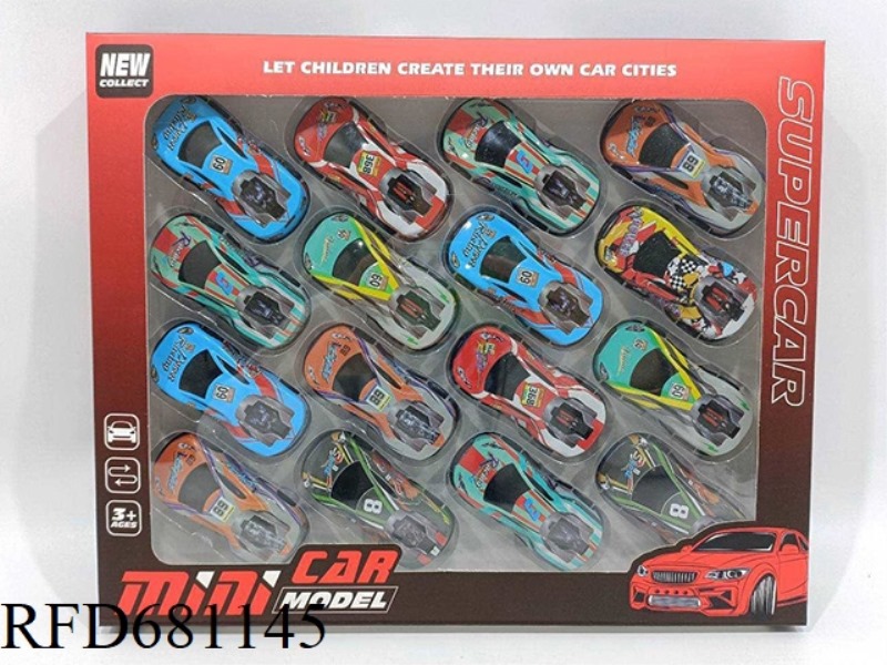 8.6 16 PULLBACK METAL VEHICLES