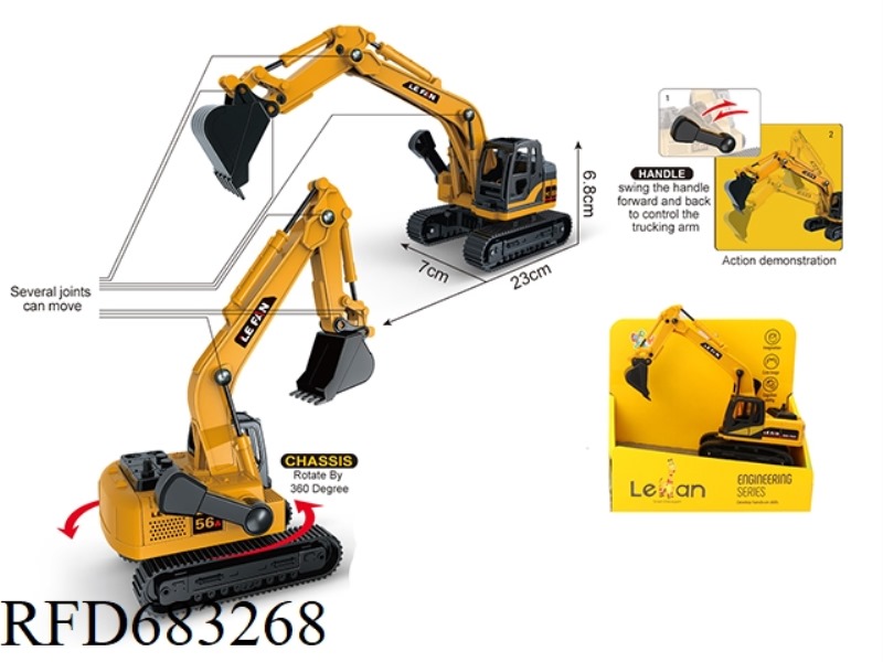 HAND-OPERATED SIMULATION ENGINEERING VEHICLE