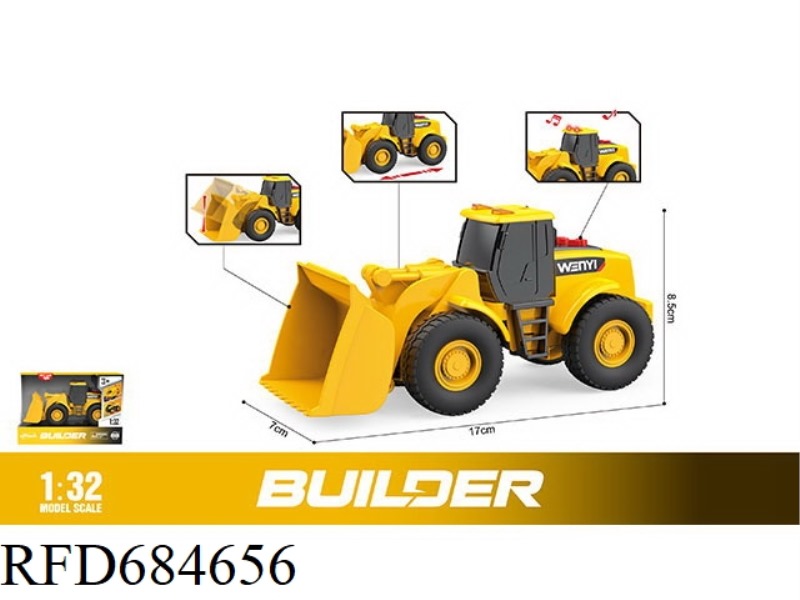1: 32 INERTIA SOUND AND LIGHT BULLDOZER (SOUND, LIGHT)