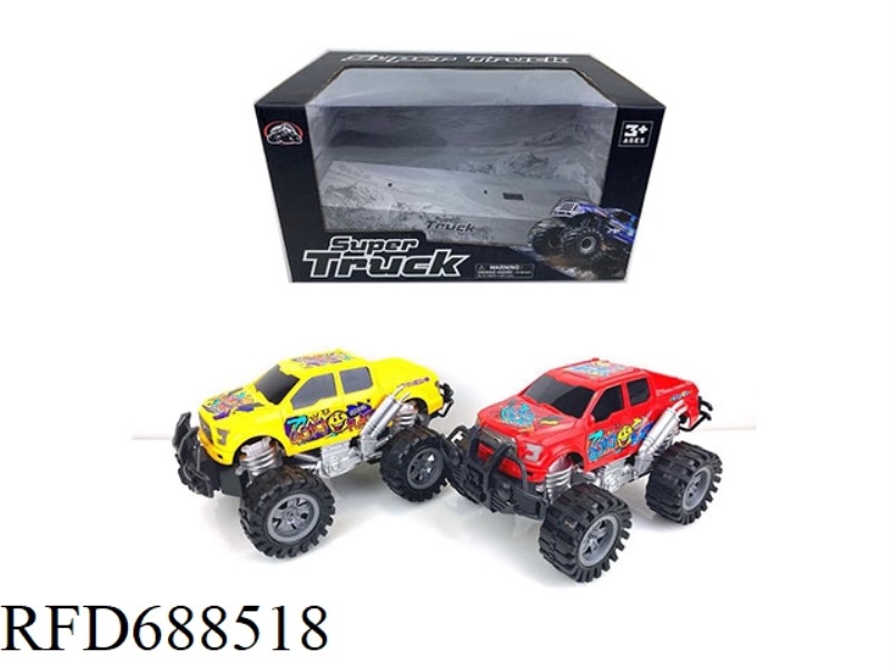 INERTIAL CAR/RED, YELLOW