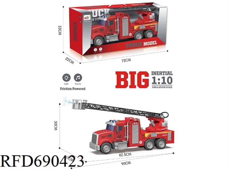 MUSIC SOUND AND LIGHT FIRE TRUCK