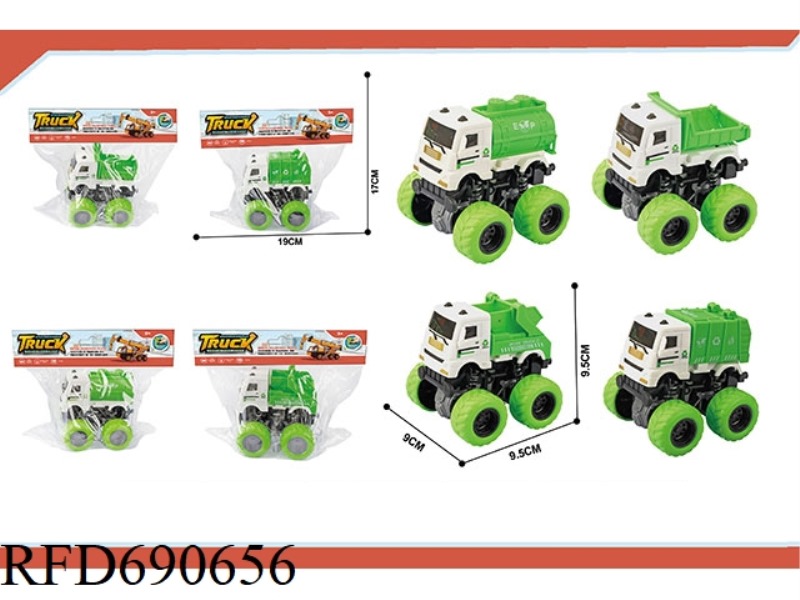 ENVIRONMENTAL SANITATION DUAL INERTIA VEHICLE