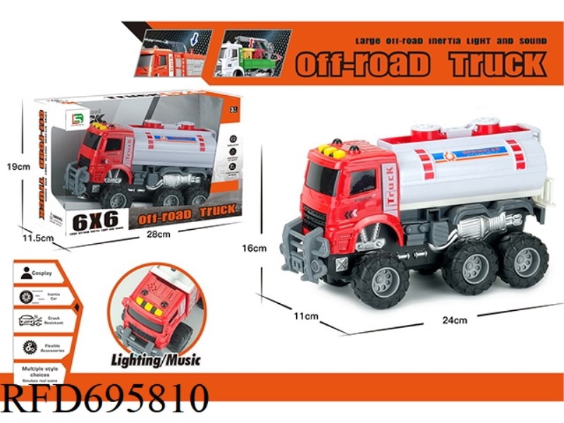 SOUND AND LIGHT OFF-ROAD VEHICLE: FIRE SPRINKLER TRUCK