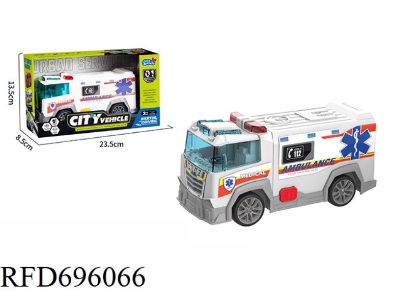 SOUND AND LIGHT INERTIAL VEHICLE (AMBULANCE)