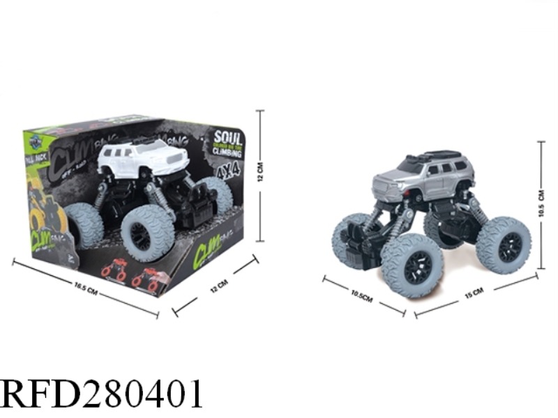 FOUR-DRIVE BACK FORCE WITH SHOCK ABSORBER SIMULATION COLOR WHEEL CLIMBING CAR