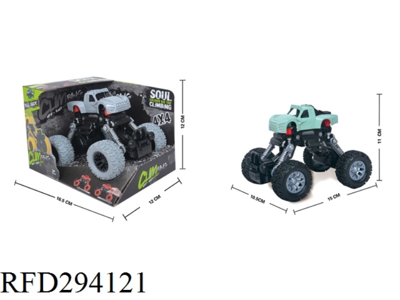 FOUR-DRIVE BACK FORCE WITH SHOCK ABSORBER SIMULATION COLOR WHEEL CLIMBING CAR