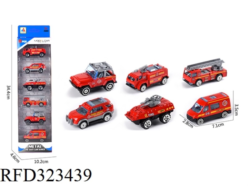 1:60 SLIDING ALLOY FIRE FIGHTING MODEL