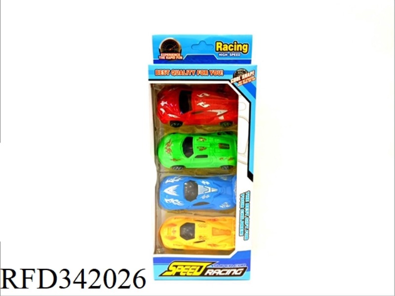 SOLID COLOR PULL BACK SPORTS CAR