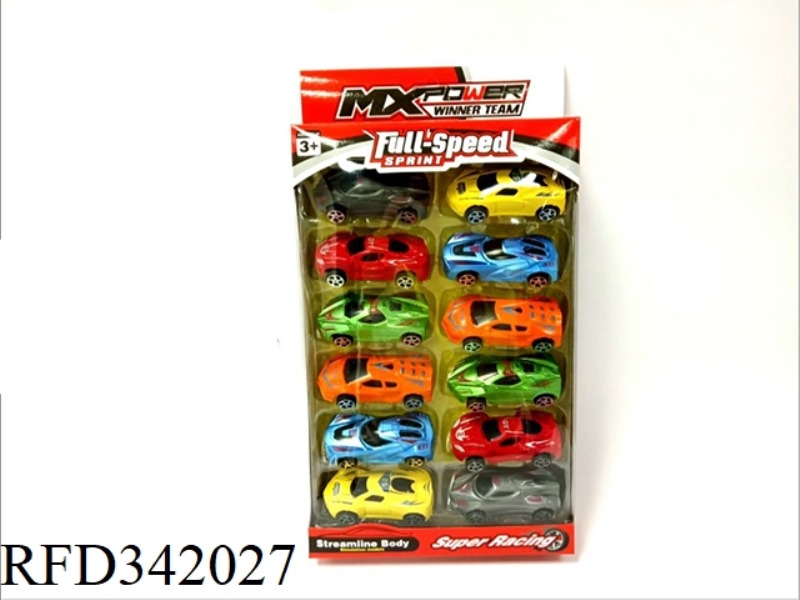 PAINTED BACK SPORTS CAR