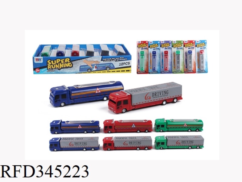 PULL BACK TANK TRUCK 12PCS