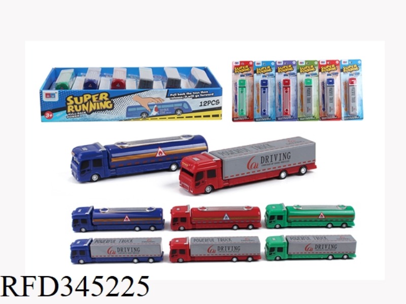 PULL BACK TANK TRUCK 12PCS