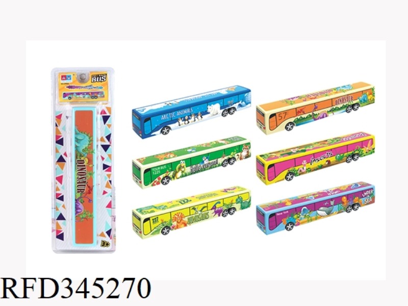 PULL BACK BIG BUS 6PCS