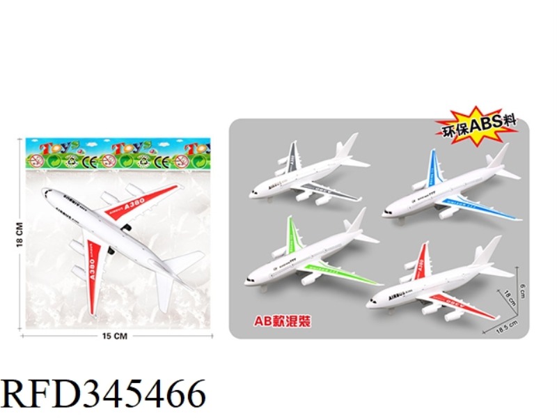 LARGE PASSENGER PLANE (PULL BACK)