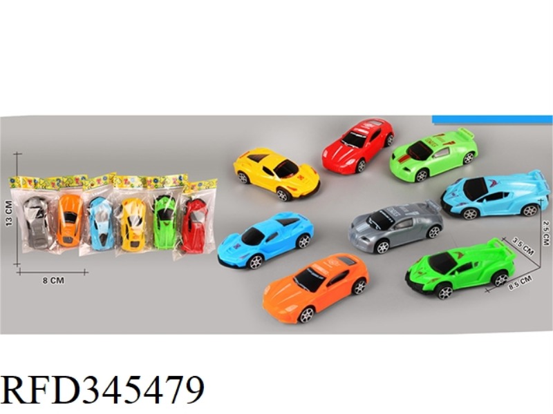 4-COLOR CAR MODEL (PULL BACK)