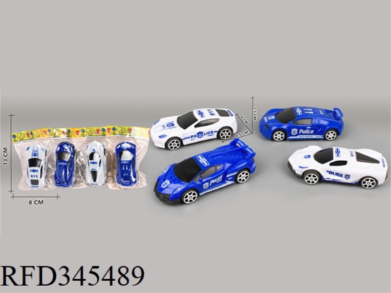 POLICE CAR MODEL (PULL BACK)