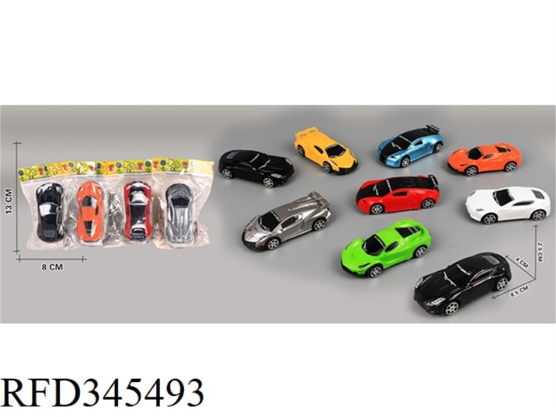 PAINTED CAR MODEL (PULL BACK)