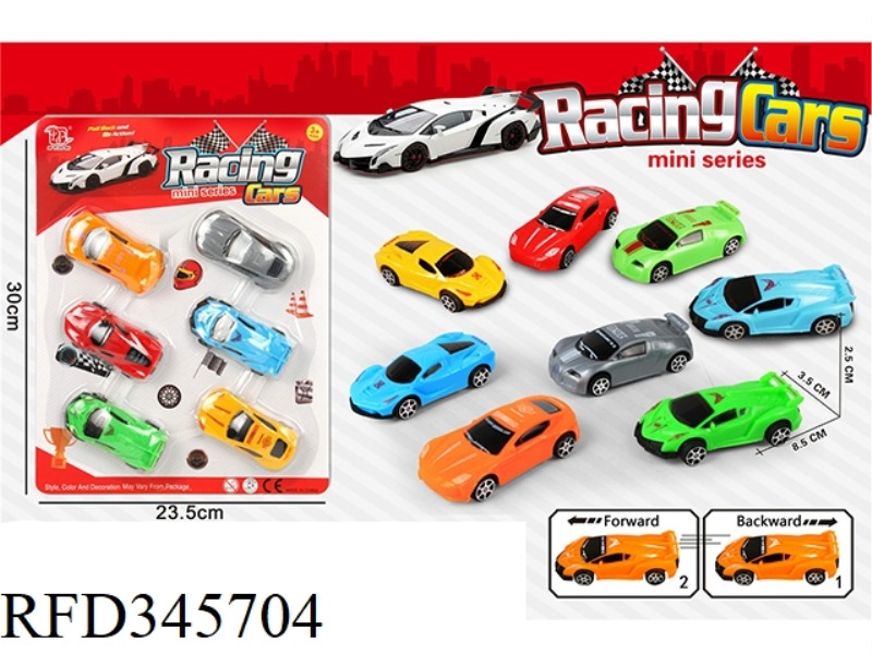 6 CAR MODELS (PULL BACK)