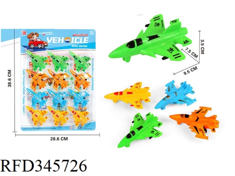 12 PLANES (PULL BACK)
