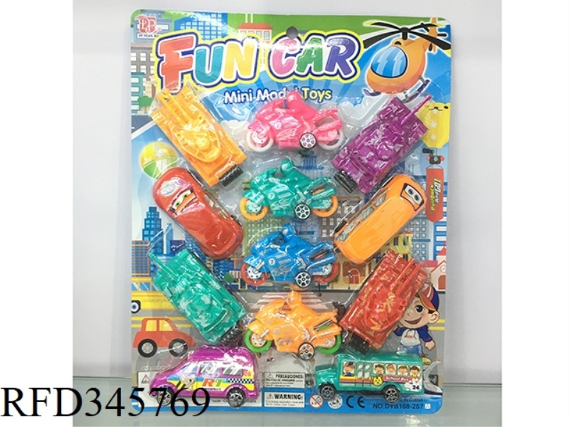 12 SOLID COLORS (PULL BACK)