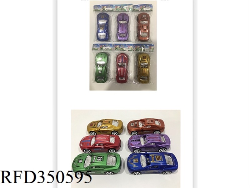 10.5CM PAINTED CAR PULL BACK