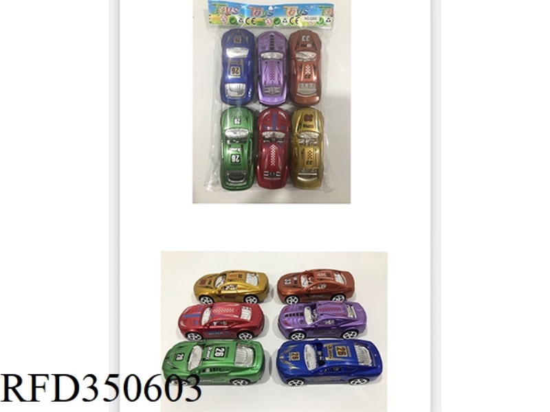 10.5CM PAINTED CAR PULL BACK