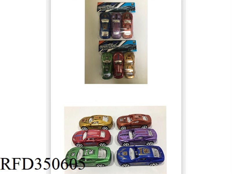 10.5CM PAINTED CAR PULL BACK