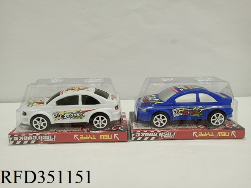 PULL BACK INERTIAL FIRE DRAGON RACING CAR