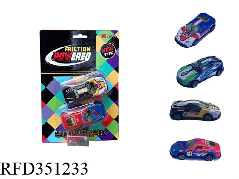 TIN ALLOY COLOR PRINTING PULL BACK CAR